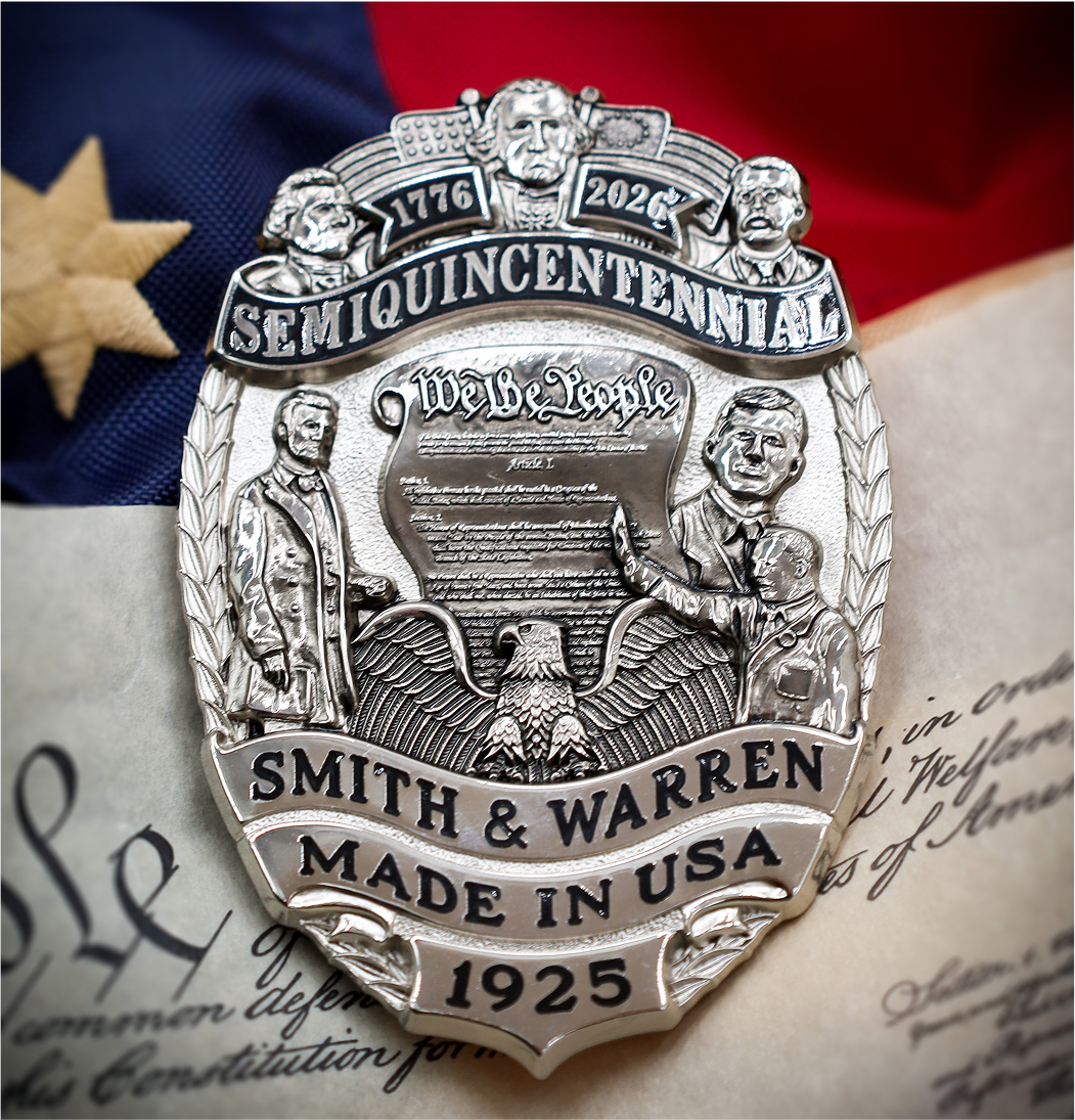 the journey america 250th semiquincentennial police badge