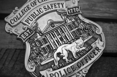 College of Charleston Badge designed and manufactured by Smith & Warren