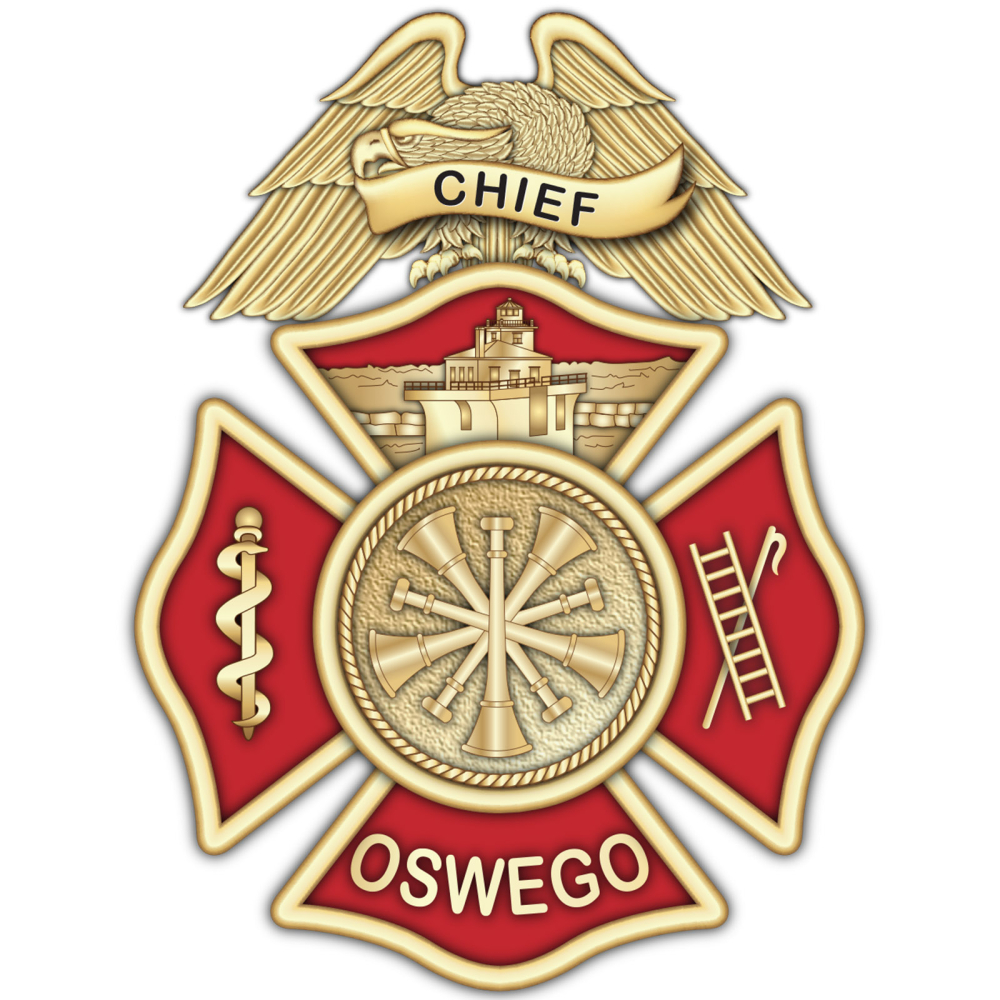 Oswego Fire custom badge