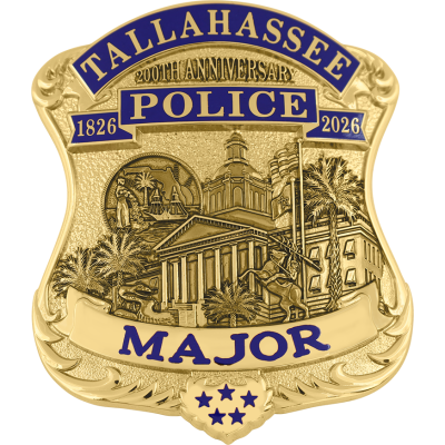 Tallahassee Police Florida custom badge smith & warren